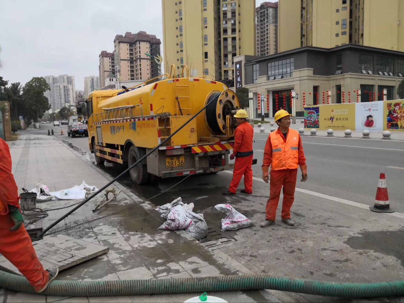 阳春排污管道清淤-管道清洗